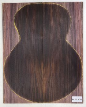 Back & Sides Indian Rosewood, Western Unique piece #027